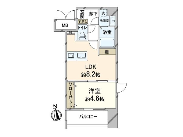 ダイドーメゾン大阪・堂島 間取図(平面図) ダイドーメゾン大阪・堂島 間取図(平面図)