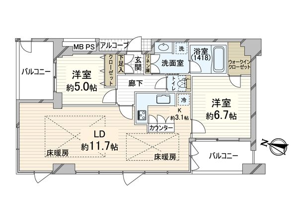間取図(平面図)