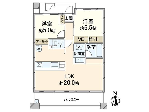 キングスクエア北大阪パークフェリス Ⅰ番館 間取図(平面図)