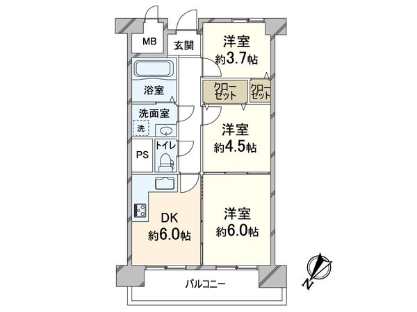 都島ロイヤルハイツ 間取図(平面図) 間取図(平面図)