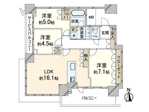 パークタワー梅田 間取図(平面図) パークタワー梅田 間取図(平面図)