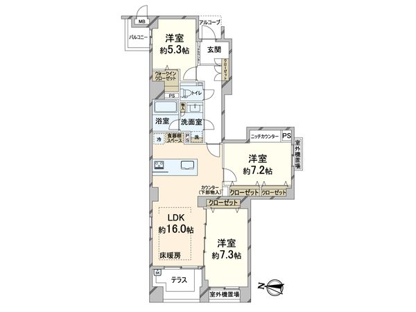 間取図(平面図)