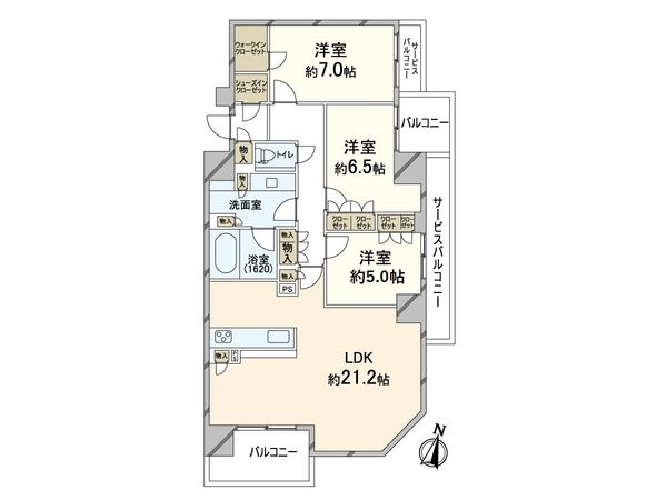 ザ・ファインタワー梅田豊崎 間取図(平面図)
