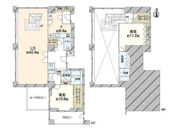 グランフロント大阪オーナーズタワー 間取図(平面図)