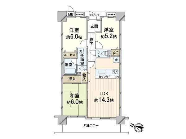 間取図(平面図)