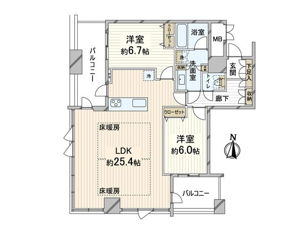 ローレルタワーサンクタス梅田 間取図(平面図) ローレルタワーサンクタス梅田 間取図(平面図)