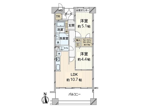 ローレルコート西本町 間取図(平面図)