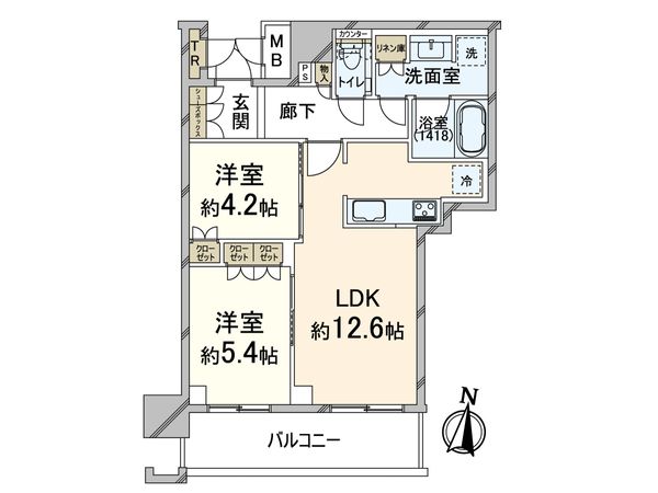 ブランズタワー梅田North 間取図(平面図) 間取図(平面図)