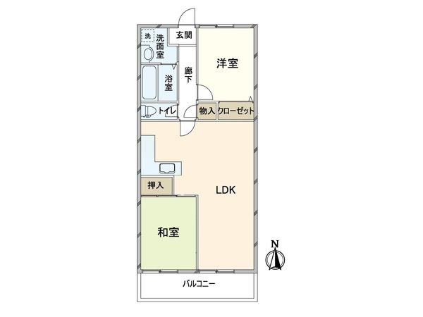 レックスタウン新高 2号館 間取図(平面図) 間取図(平面図)