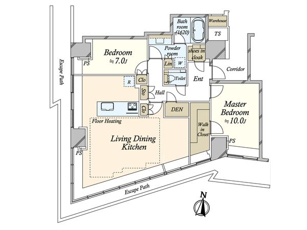 Brillia Tower堂島 間取図(平面図) Brillia Tower堂島 間取図(平面図)