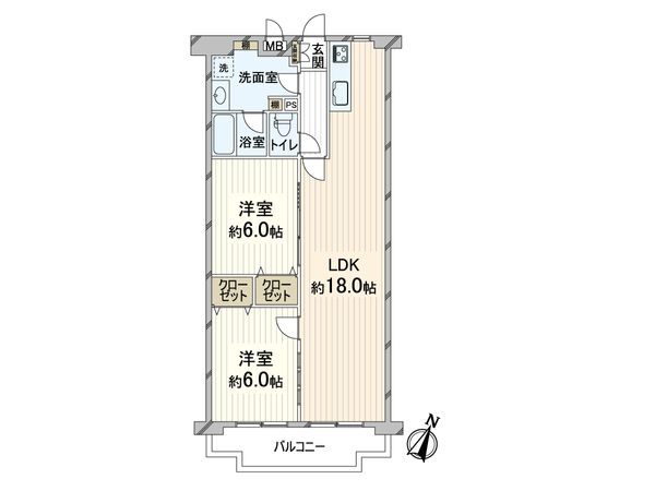 コスモハイツ新大阪 間取図(平面図) 間取図(平面図)