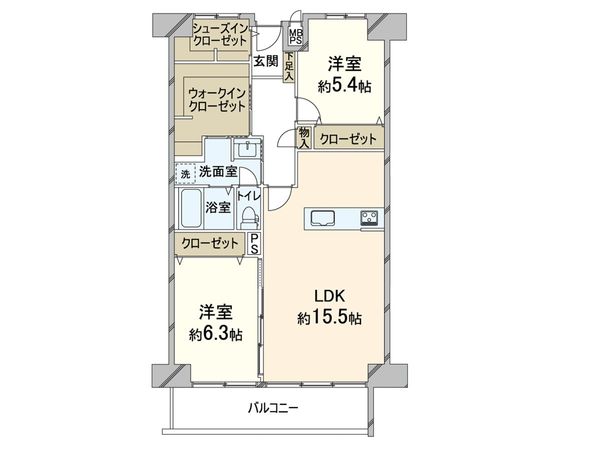 ファミールハイツ北大阪1号棟 間取図(平面図) 間取図(平面図)