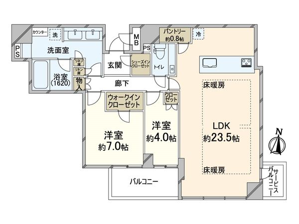 ブランズタワー梅田North 間取図(平面図)