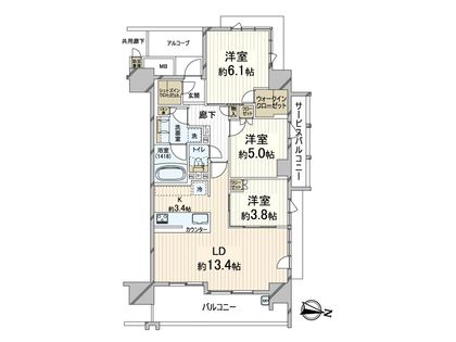 間取図(平面図)