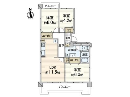 間取図(平面図) 間取図(平面図)