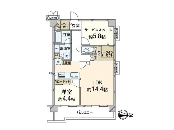 ノーブル南森町2番館 間取図(平面図) ノーブル南森町2番館 間取図(平面図)
