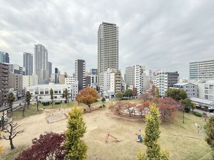 日商岩井中津マンション 眺望