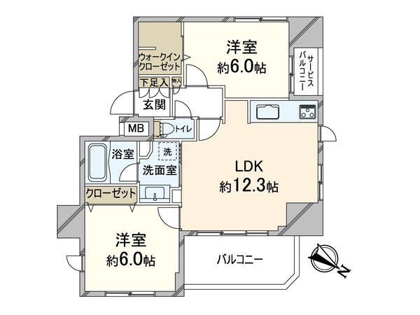 N.E.レジデンス 間取図(平面図) N.E.レジデンス 間取図(平面図)