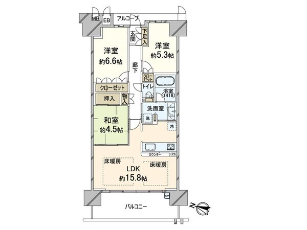 間取図(平面図)