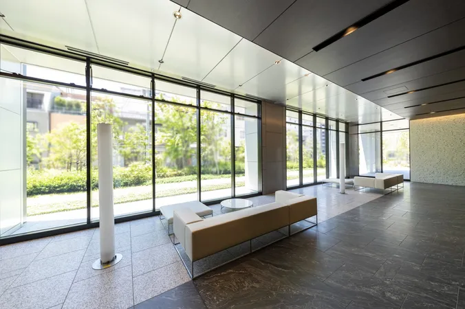 開放的な迎賓空間となっております。