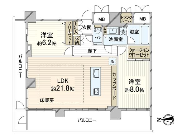 ローレルタワー梅田 間取図(平面図) ローレルタワー梅田 間取図(平面図)