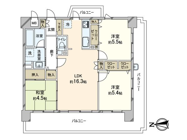 シャルマンフジビルトモアー今里 間取図(平面図) シャルマンフジビルトモアー今里 間取図(平面図)