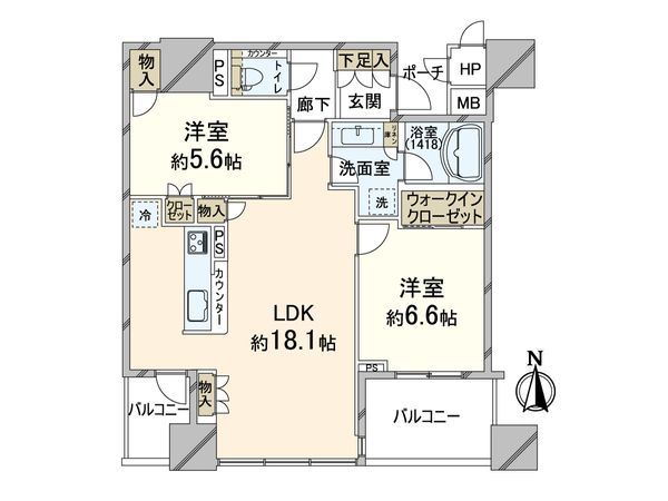 シティタワー大阪天満 間取図(平面図) シティタワー大阪天満 間取図(平面図)