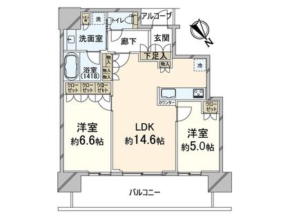 間取図(平面図)