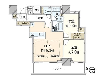 間取図(平面図)