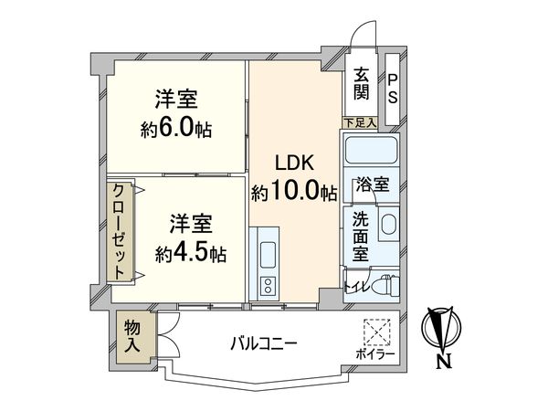 グランドマンションニュー大阪 間取図(平面図) グランドマンションニュー大阪 間取図(平面図)