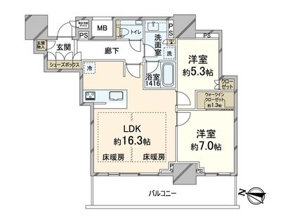 間取図(平面図)