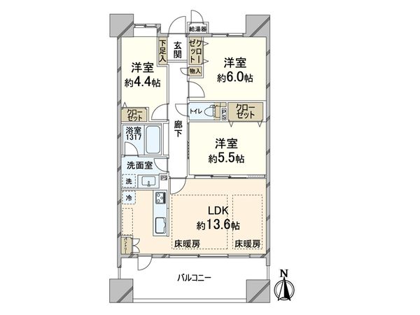 都島高倉ガーデンハウス 間取図(平面図) 都島高倉ガーデンハウス 間取図(平面図)