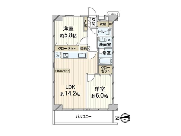 日商岩井中津マンション 間取図(平面図) 日商岩井中津マンション 間取図(平面図)