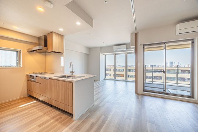 リバーガーデン四天王寺 リビング