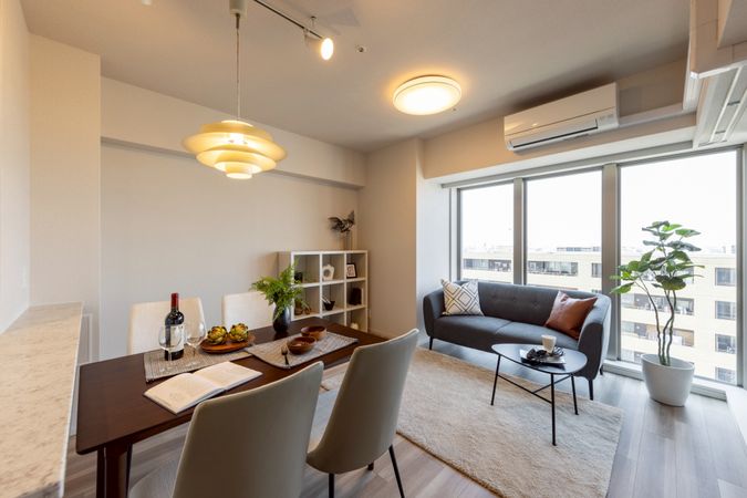 リバーガーデン四天王寺 リビング