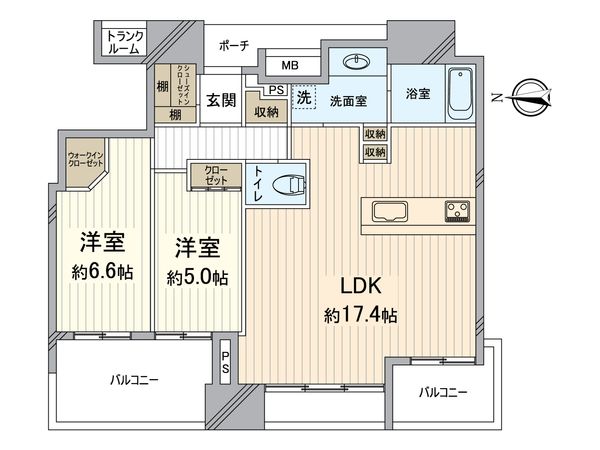 シティタワー梅田東 間取図(平面図)
