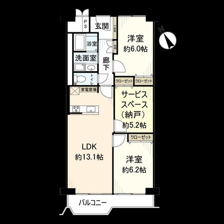 イトーピア尼崎 間取図(平面図)