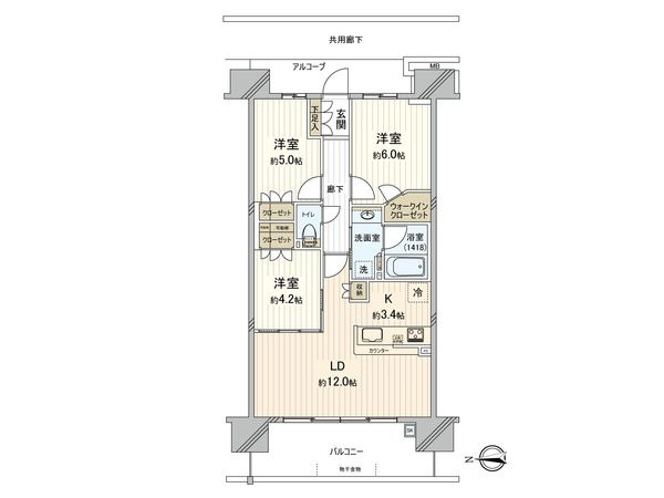 クラッシィハウス尼崎GRAND PLACE 間取図(平面図) クラッシィハウス尼崎GRAND PLACE 間取図(平面図)