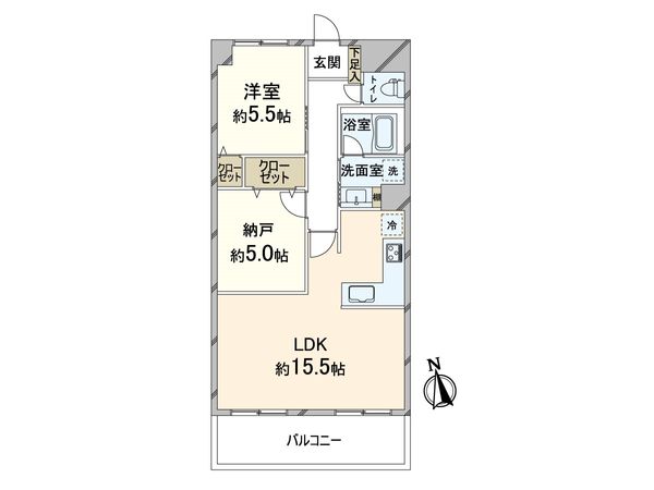 ベルデフラッツ新北野公園前 間取図(平面図) 間取図(平面図)