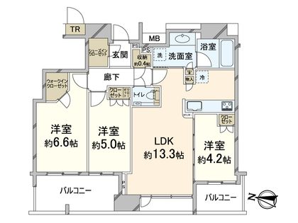 間取図(平面図)
