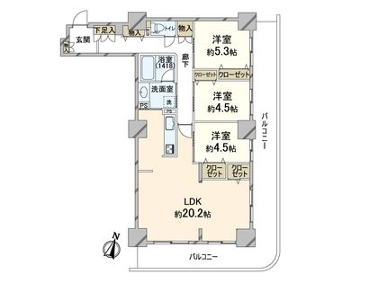 間取図(平面図)