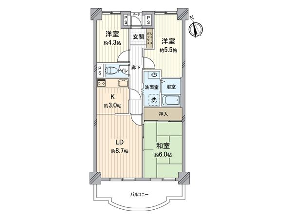 ストークマンション天満 間取図(平面図) ストークマンション天満 間取図(平面図)