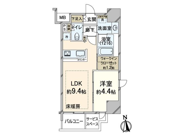パークリュクス大阪天満 間取図(平面図) パークリュクス大阪天満 間取図(平面図)