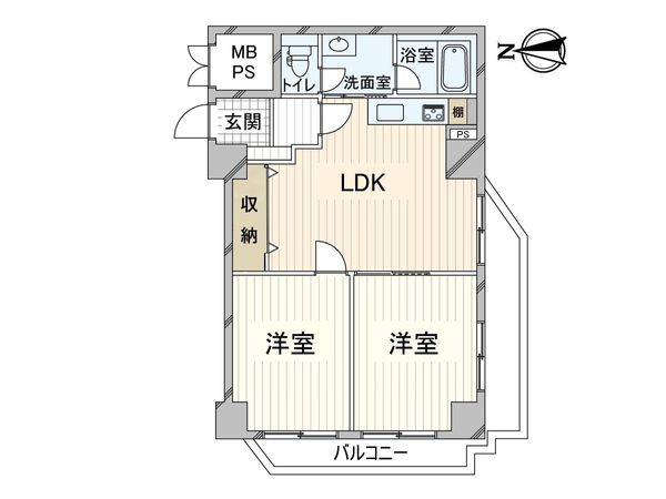 ローズコーポ新大阪第6 間取図(平面図) ローズコーポ新大阪第6 間取図(平面図)