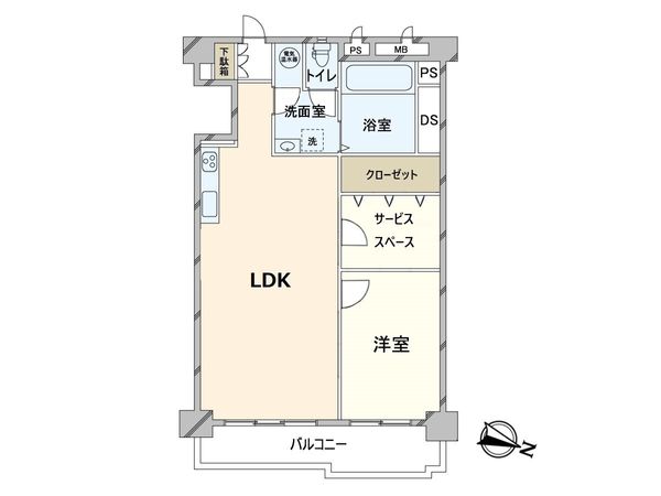 シャンティー塚本 間取図(平面図) シャンティー塚本 間取図(平面図)