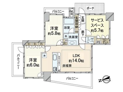 間取図(平面図)
