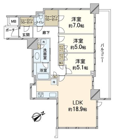 ザ・セントラルマークタワー 間取図(平面図) ザ・セントラルマークタワー 間取図(平面図)