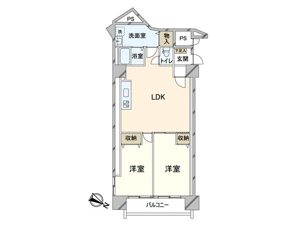 淡路第2ダイヤモンドハイム 間取図(平面図) 淡路第2ダイヤモンドハイム 間取図(平面図)