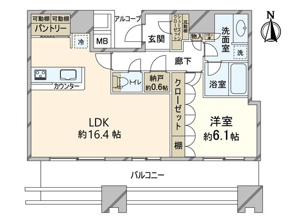 パークタワー北浜 間取図(平面図) パークタワー北浜 間取図(平面図)
