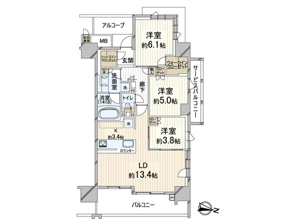 シエリア梅田豊崎 間取図(平面図) シエリア梅田豊崎 間取図(平面図)
